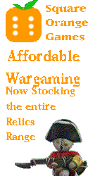 Get Your Relics Miniatures At Square Orange Games advertisement